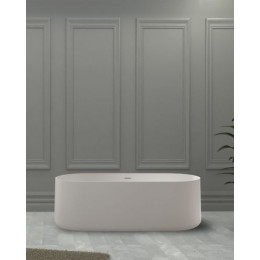 Ванна из искусственного камня ABBER Stein AS9607 белая матовая