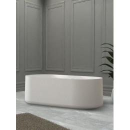 Ванна из искусственного камня ABBER Stein AS9607 белая матовая