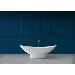 Ванна из искусственного камня ABBER Stein AS9610 белая матовая