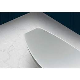Ванна из искусственного камня ABBER Stein AS9610 белая матовая