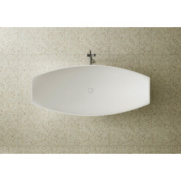 Ванна из искусственного камня ABBER Stein AS9610 белая матовая