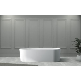 Ванна из искусственного камня ABBER Stein AS9614 белая матовая