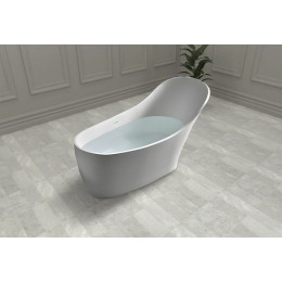 Ванна из искусственного камня ABBER Stein AS9618 белая матовая