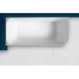 Ванна из искусственного камня ABBER Stein AS9621-1.7 L белая матовая