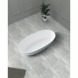 Ванна из искусственного камня ABBER Stein AS9624-1.5 белая матовая