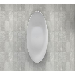 Ванна из искусственного камня ABBER Stein AS9633 белая матовая