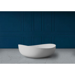 Ванна из искусственного камня ABBER Stein AS9639 белая матовая