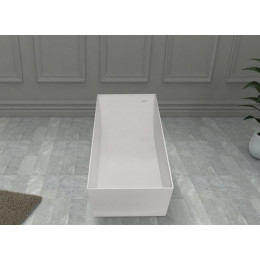 Ванна из искусственного камня ABBER Stein AS9640-1.6 белая матовая