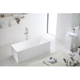 Ванна из искусственного камня ABBER Stein AS9642-1.8 белая матовая