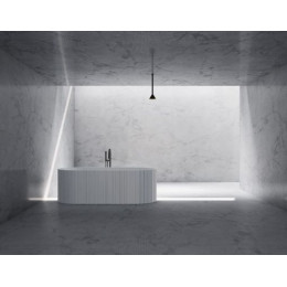 Ванна из искусственного камня ABBER Stein AS9653 белая матовая