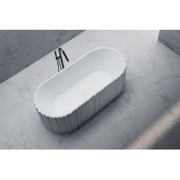 Ванна из искусственного камня ABBER Stein AS9653 белая матовая