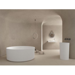 Ванна из искусственного камня ABBER Stein AS9679 белая матовая