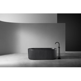 Ванна из искусственного камня ABBER Stuttgart AM9925B черная матовая
