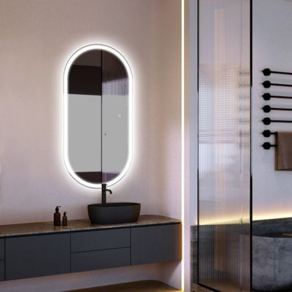 Зеркало ABBER Kontur AG6303SL-1.2 с подсветкой, сенсорный выключатель, диммер