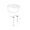 Унитаз подвесной Grohe Euro Ceramic 39328000 + Крышка-сиденье Grohe Euro Ceramic 39330002 с микролифтом