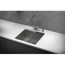 Кухонная мойка GRANULA Kitchen Space (5045U, СТАЛЬ МАТОВАЯ)