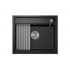 Кухонная мойка GRANULA Kitchen Space (6003, ЧЁРНЫЙ)