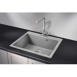 Кухонная мойка GRANULA (6001, АЛЮМИНИУМ)