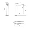 Смеситель для раковины Lemark Bronx (LM3709GM)