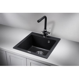 Кухонная мойка GRANULA (4651, ЧЁРНЫЙ)