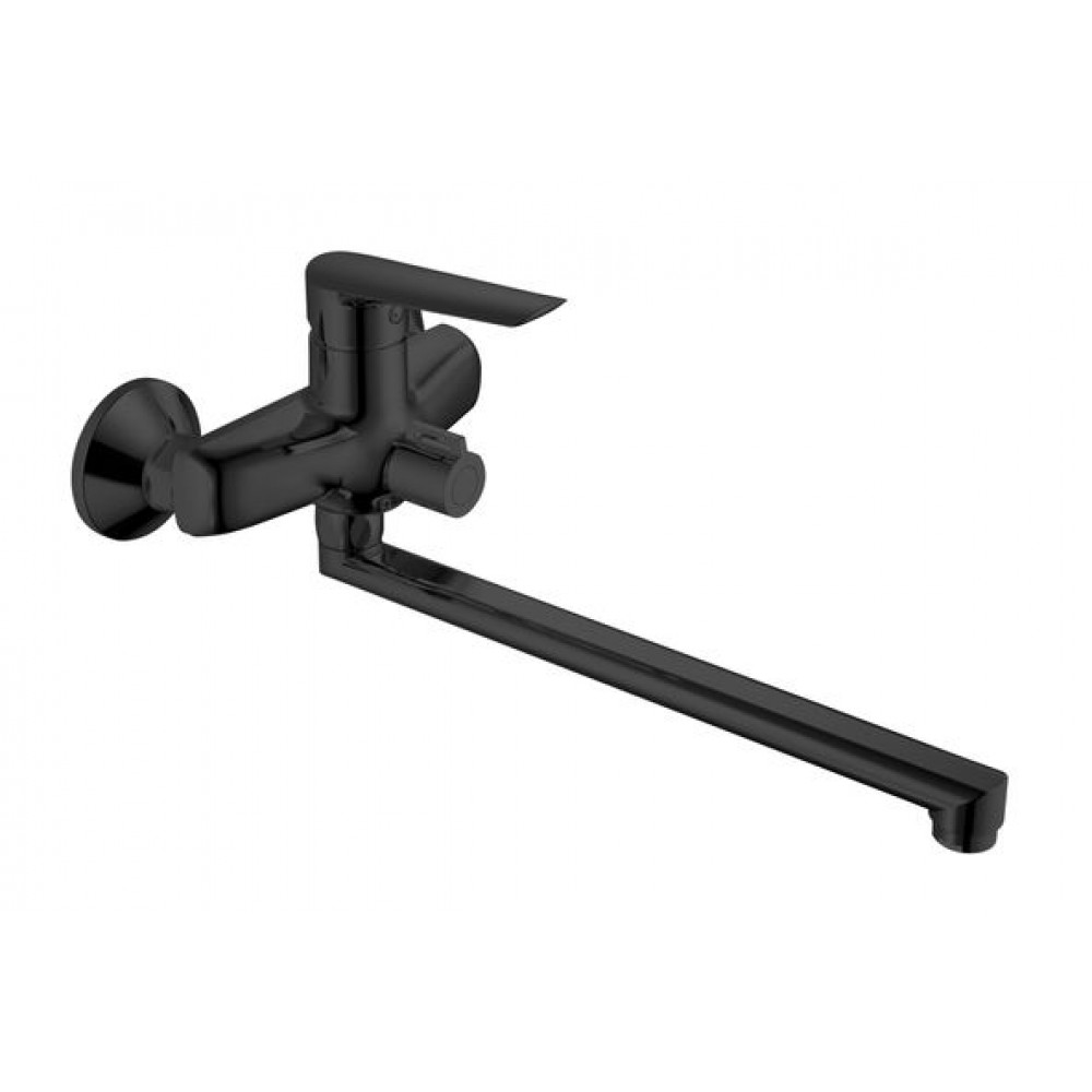 Смеситель для ванны ESKO "Lagos Black" с аксессуарами (LG31B)
