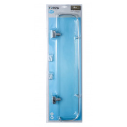 Полка FIXSEN Kvadro стеклянная с ограничителем (FX-61303B)