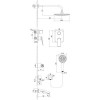 Душевая система Lemark Bronx (LM3722GM)