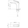 Смеситель для раковины Timo Helmi (4061/00-16F chrome/white)