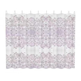Шторка для ванны FASHUN весенний цветочный орнамент (A8814)