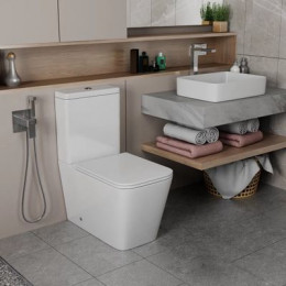 Унитаз-компакт безободковый D&K Berlin 610*345*825мм (DT1437016)
