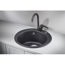 Кухонная мойка GRANULA (4801, ЧЁРНЫЙ)