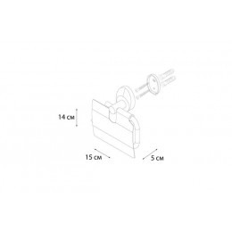 Бумагодержатель FIXSEN Europa с крышкой (FX-21810)