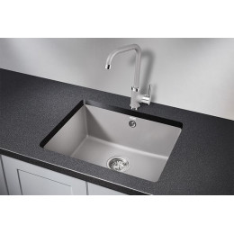 Кухонная мойка GRANULA (5551, АЛЮМИНИУМ)
