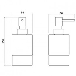 Дозатор настольный Timo Saona (13239/00)