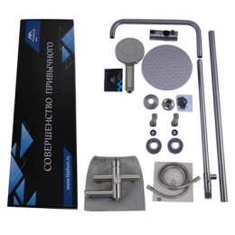 Душевая система, сатин, FASHUN (A52401N-1)