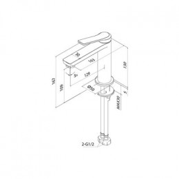 Смеситель для умывальника IDDIS Parker матовый графит (PARGM00i01)