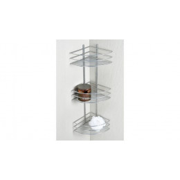 Полка Fixsen угловая трехэтажная цвет серый (FX-710-3)