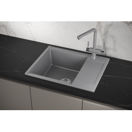 Кухонная мойка GRANULA ESTETICA (6202, АЛЮМИНИУМ)