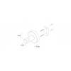 Крючок одинарный хром Fixsen Comfort Chrome (FX-85005)