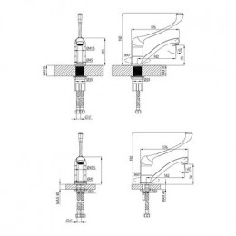 Смеситель Lemark Project LM4637C для раковины