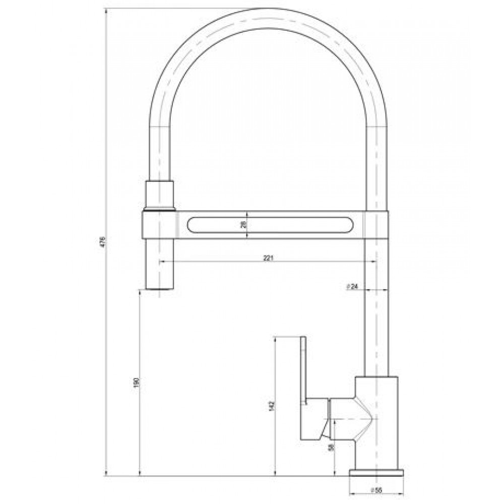 Смеситель для кухонной мойки Lemark Soul (LM6006C)