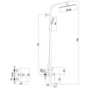Душевая система для ванны Lemark Melange (LM4962CW)