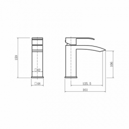 Смеситель для раковины FASHUN (A51118-21)