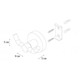 Крючок FIXSEN Modern двойной (FX-51505)