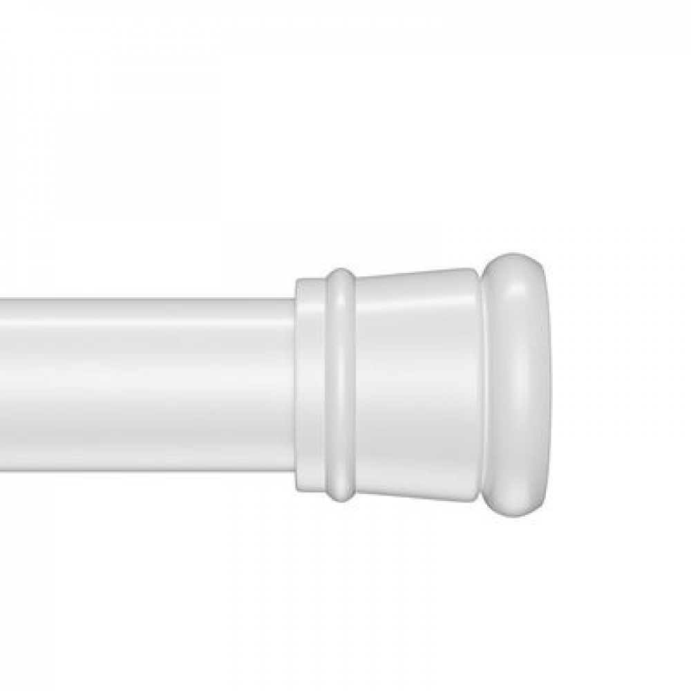 Карниз для ванной комнаты IDDIS Elegante 110-200 см, белый матовый (SRW0120i14)