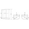 Душевая кабина Timo eco 120*80*215  (TE-0702L)