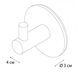 Крючок FIXSEN 3М 2 штуки (FX-558B)