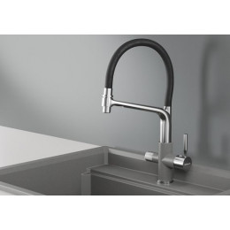 Смеситель для кухни GRANULA (0075, АЛЮМИНИУМ)