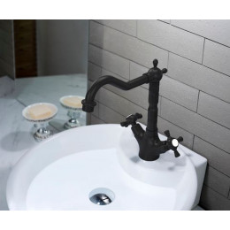 Смеситель для раковины Timo Nelson (0143/03F) черный