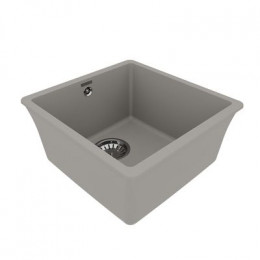Кухонная мойка Lemark SINARA 400-U подстольного монтажаиз кварцгранита цвет: Грей (9910063)